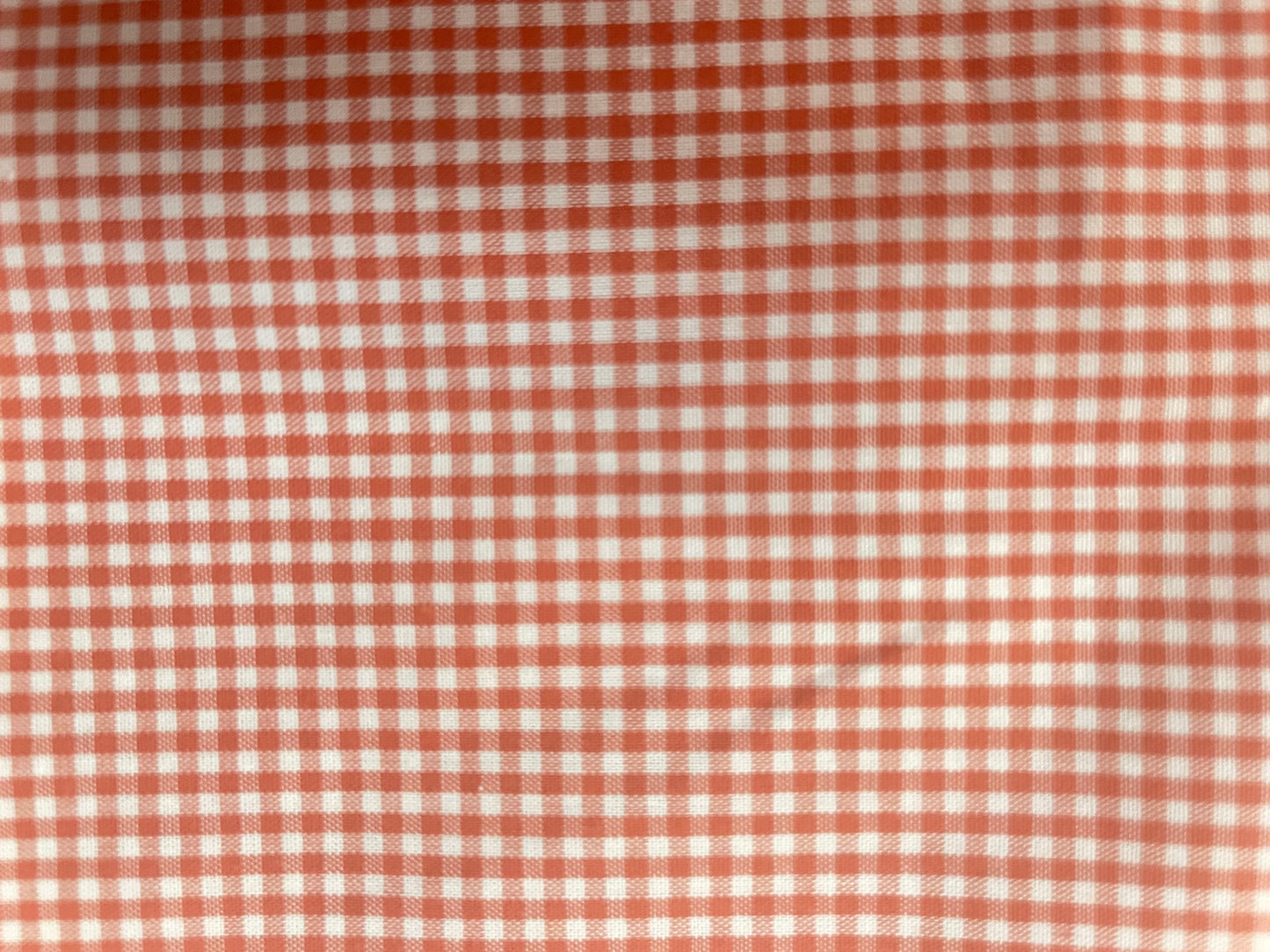 Mini Gingham Cotton - Red & White