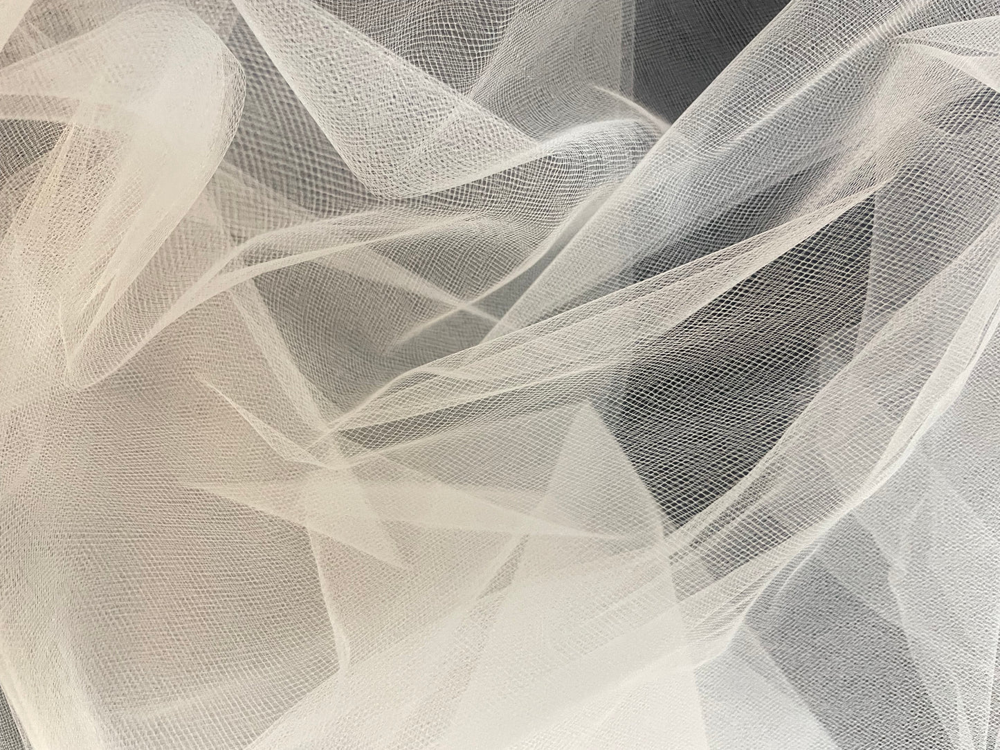 Wide Lightweight Tulle - Ivory