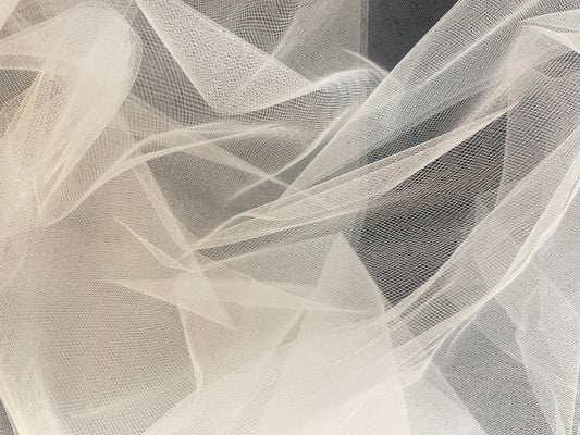 Wide Lightweight Tulle - Ivory