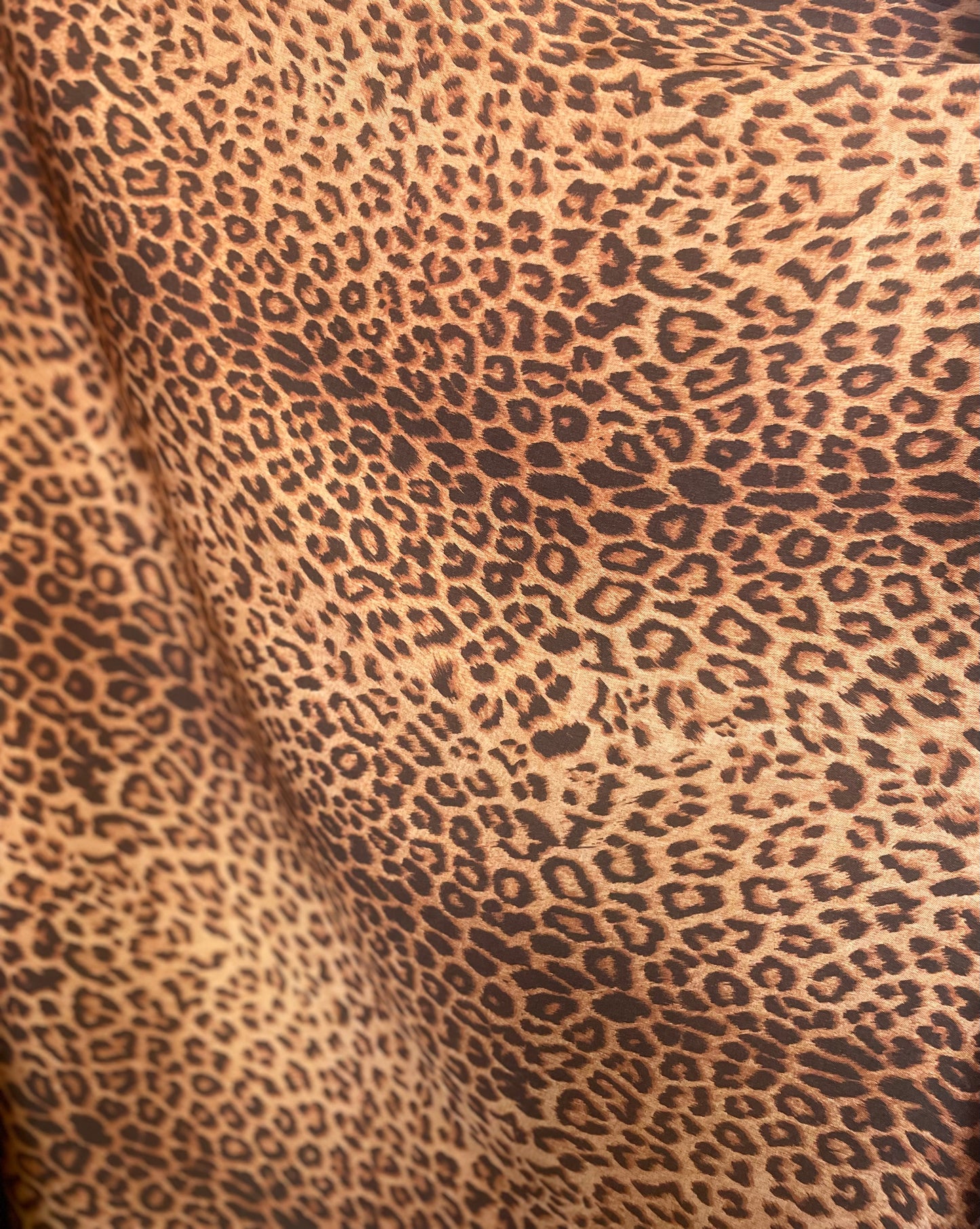 Poly Twill - Natural Cheetah