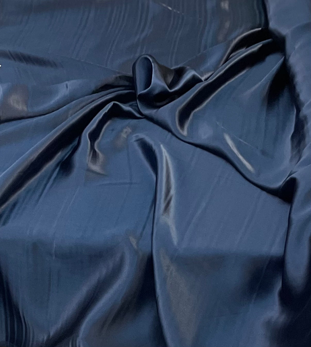 Silk Charmeuse Wide - Midnight Blue - 19mm Designer