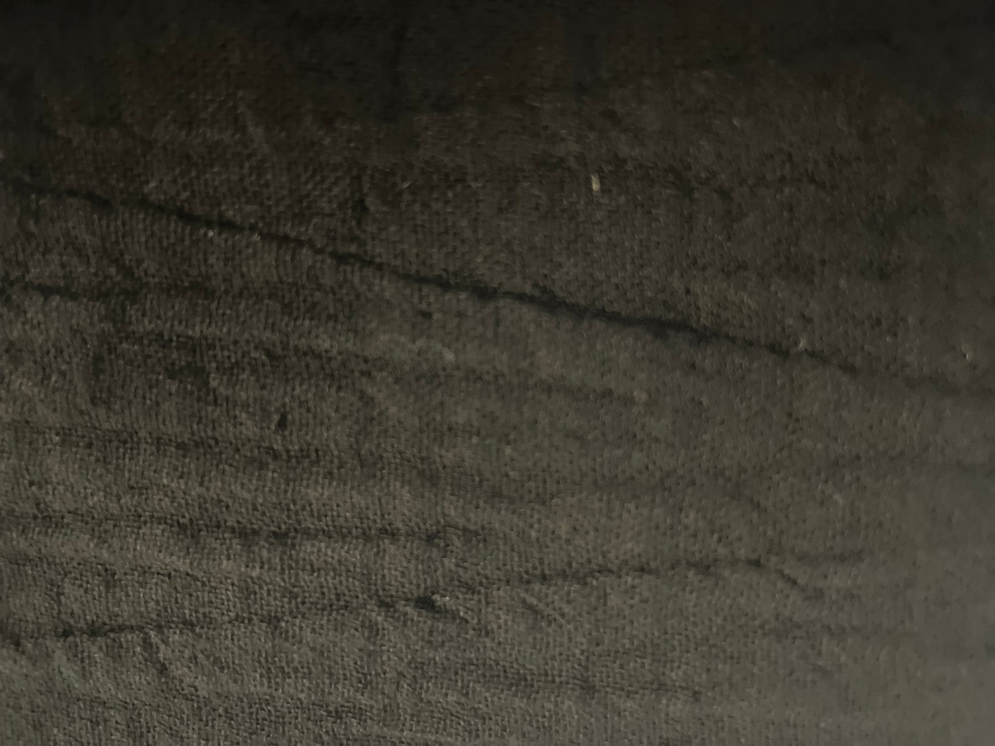 100% Cotton Gauze - Jet Black