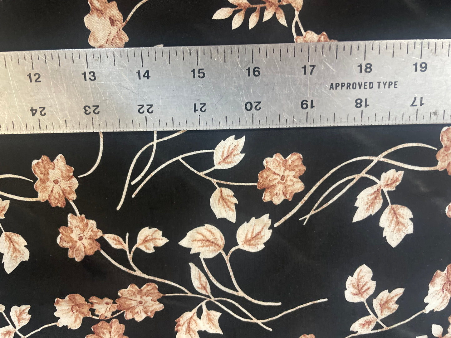 Rayon Challis Floral Print - Cherry Blossom