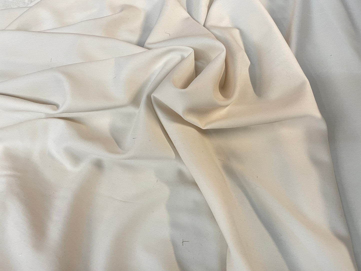 Italian Tropical Wool Suiting - Ivory White