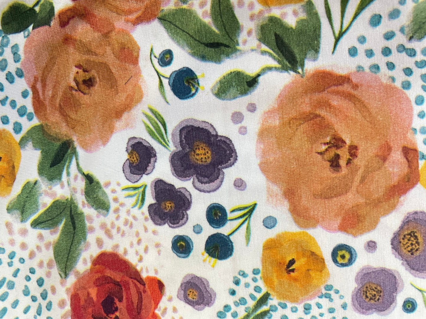 Printed Supima Cotton Jersey - Autumn Floral