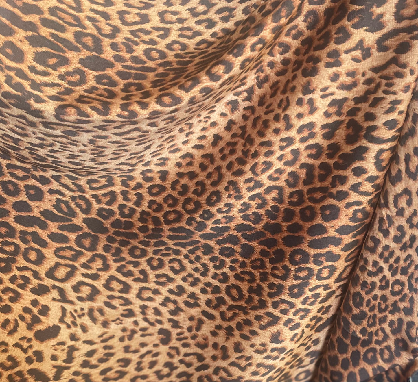 Poly Twill - Natural Cheetah