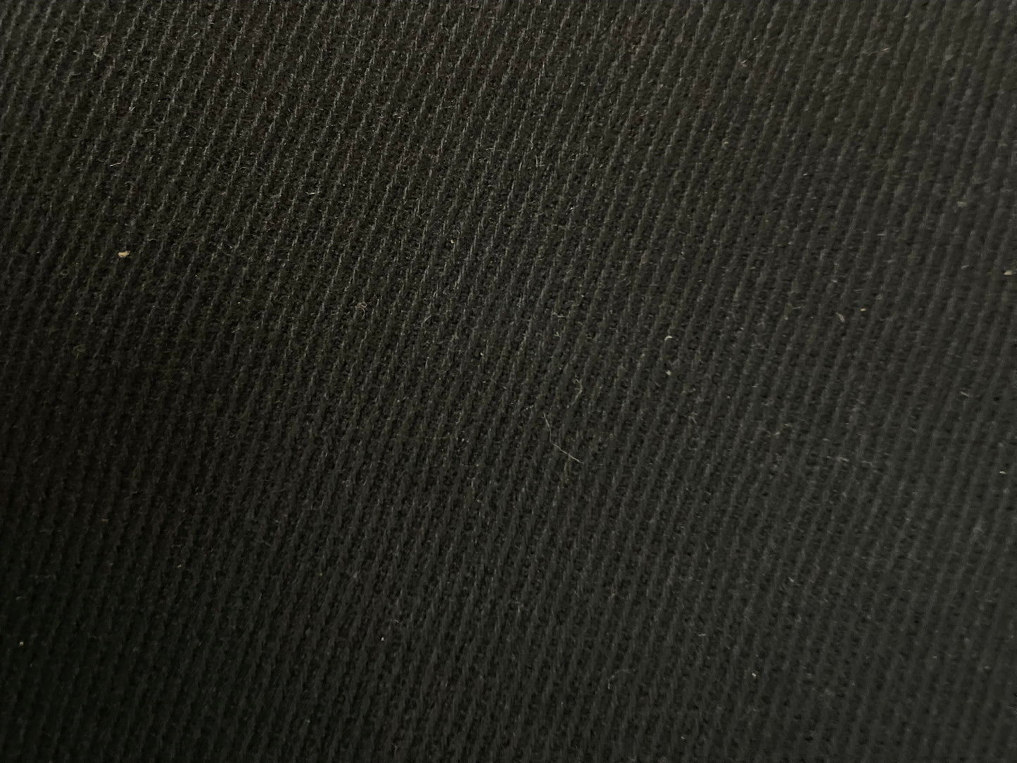 Melton Wool Chunky Twill - Jet Black