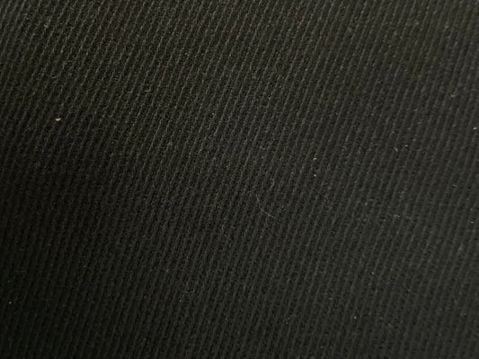 Melton Wool Chunky Twill - Jet Black
