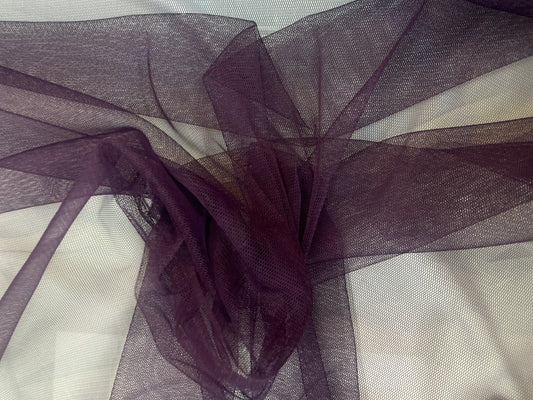 Stretch Lightweight Tulle - Purple