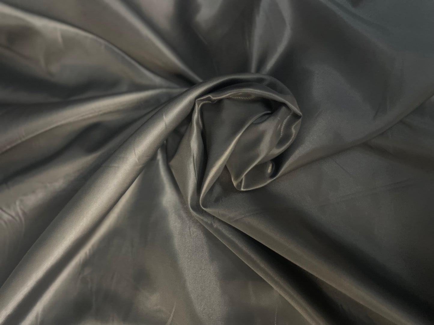 Twill Poly Lining - Gunmetal Grey