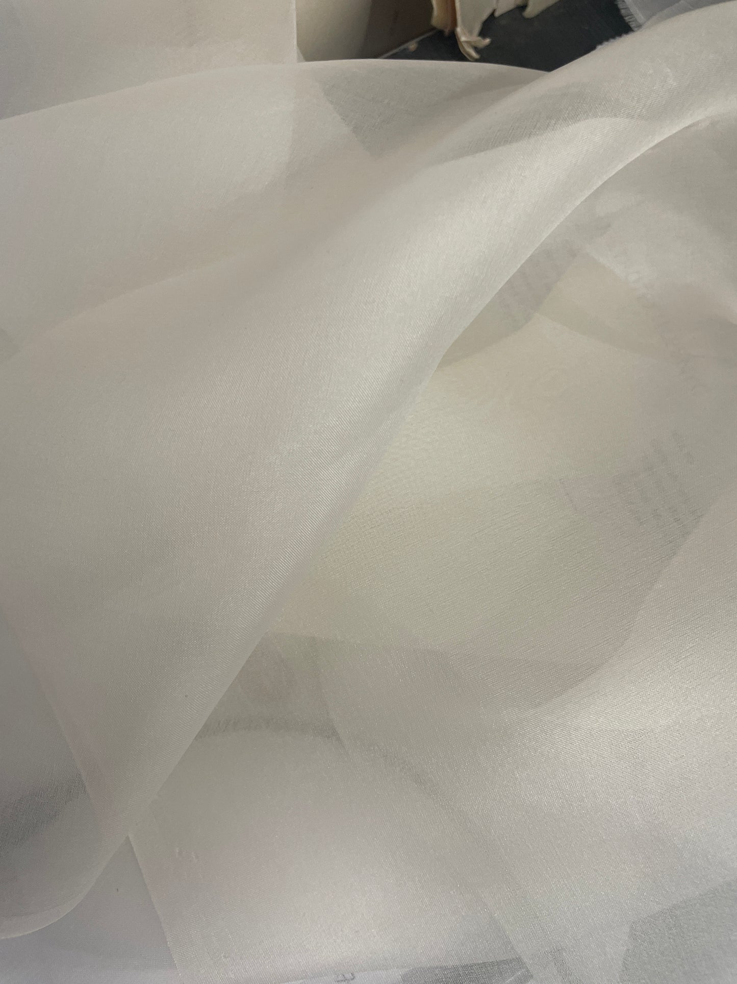 Silk Organza Wide - Ivory