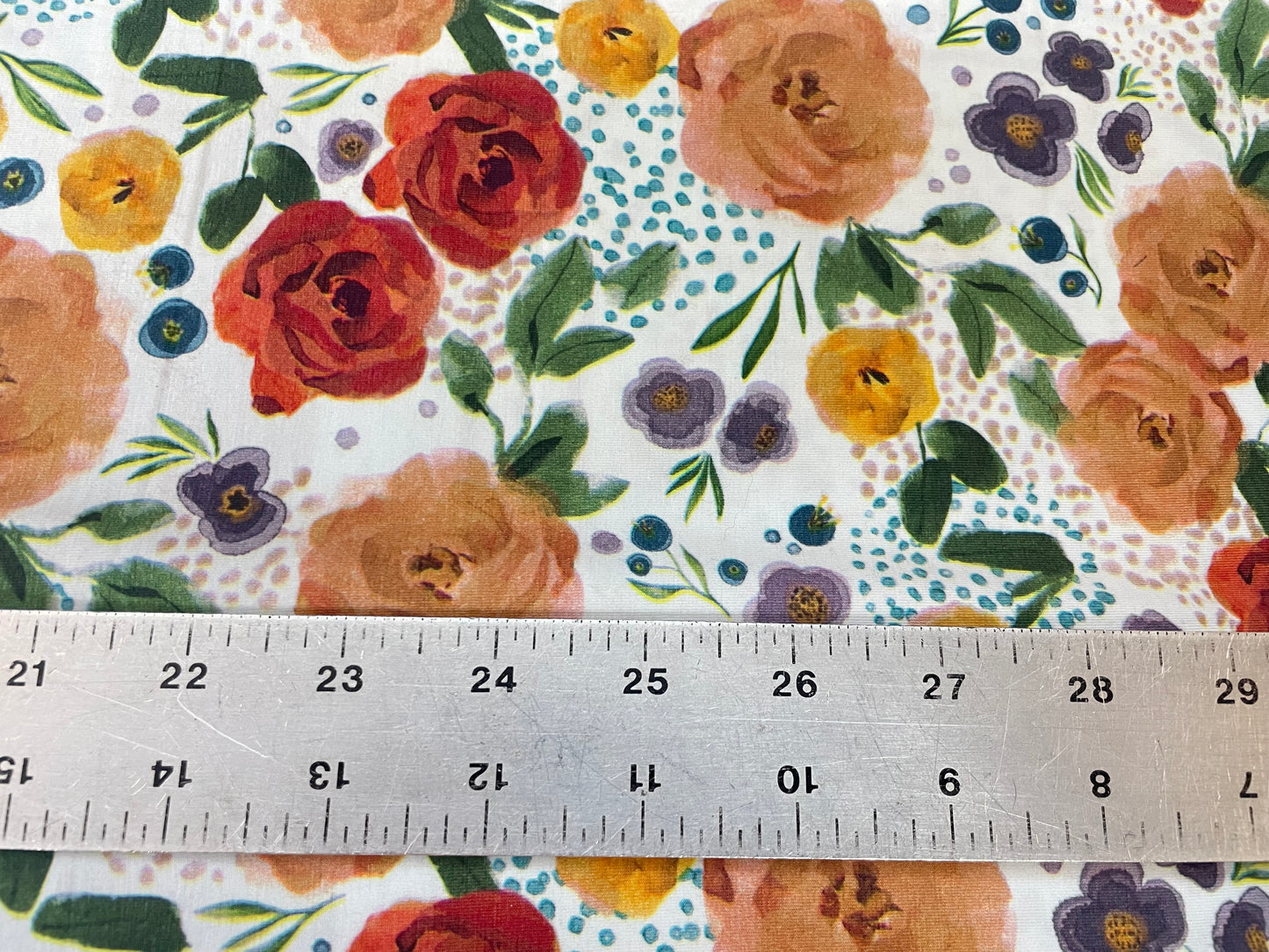 Printed Supima Cotton Jersey - Autumn Floral