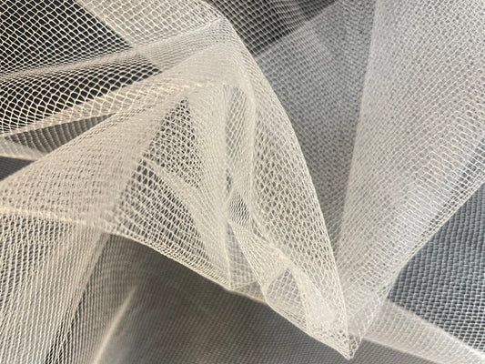 Stiff Lightweight Tulle - Ivory
