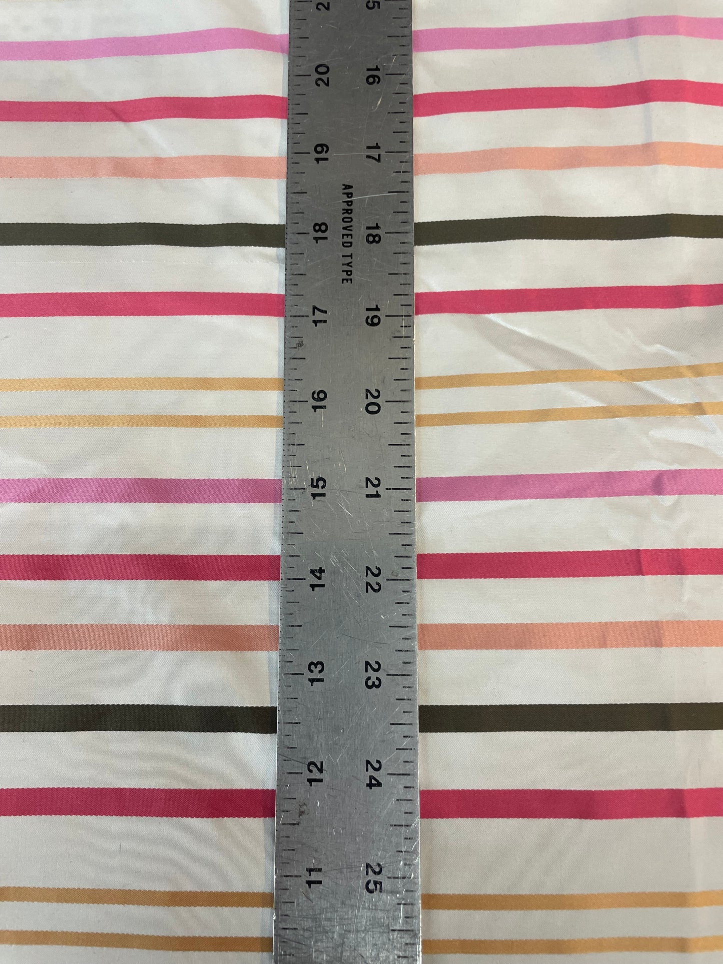 Silk Taffeta - Multicolor Stripe