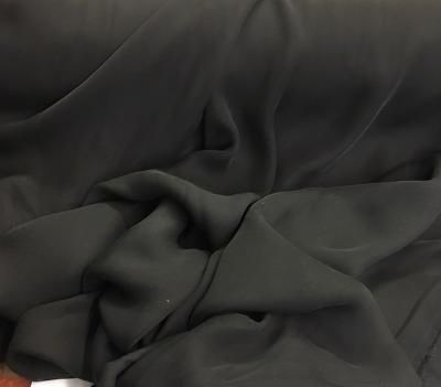 Silk Georgette - Jet Black