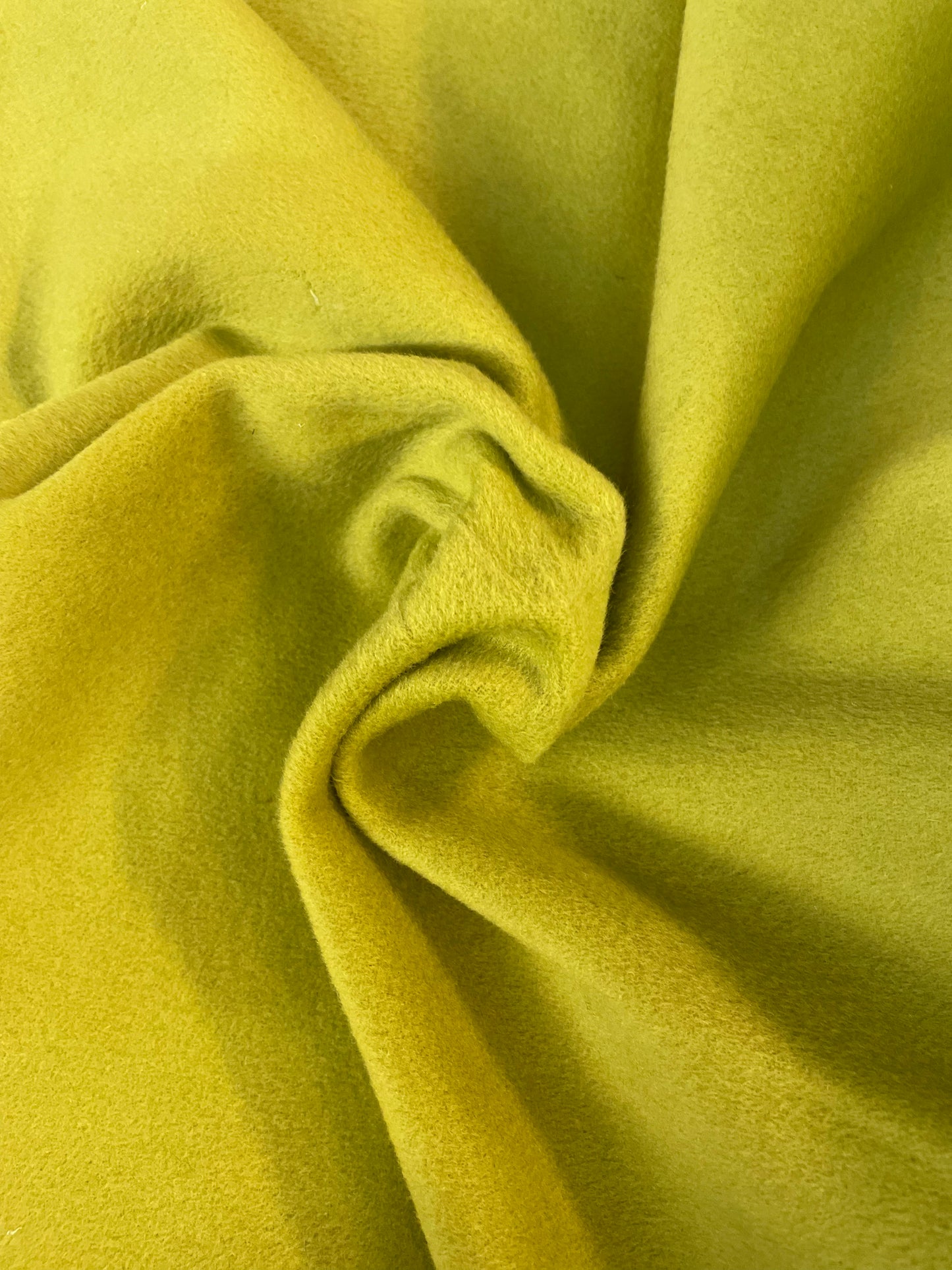 Italian Designer Cashmere Wool - Chartreuse Green