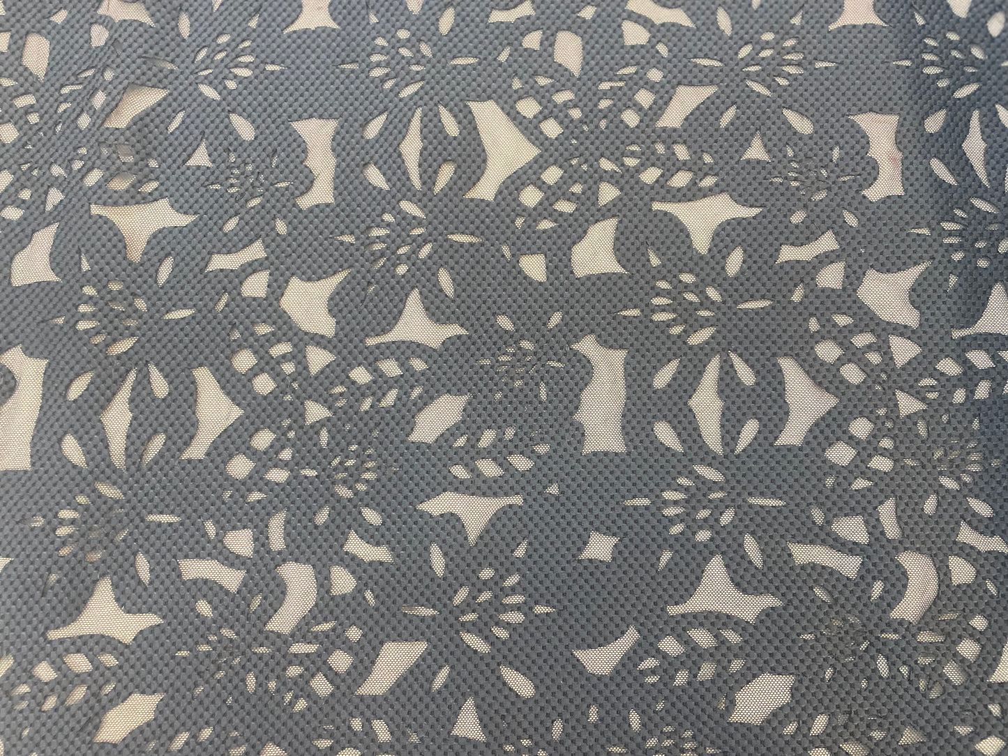Poly Laser Cut Mesh - Navy
