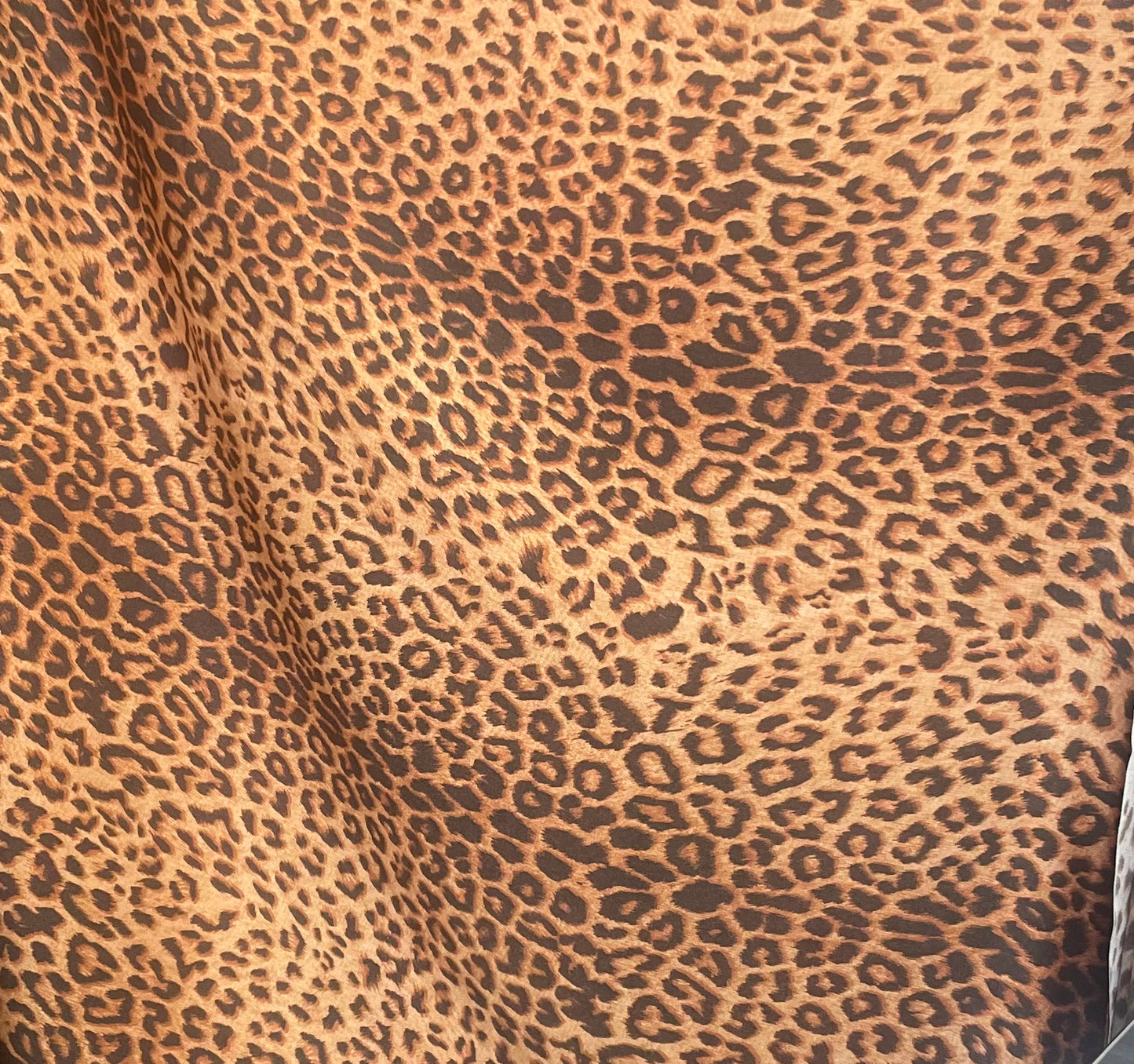 Poly Twill - Natural Cheetah