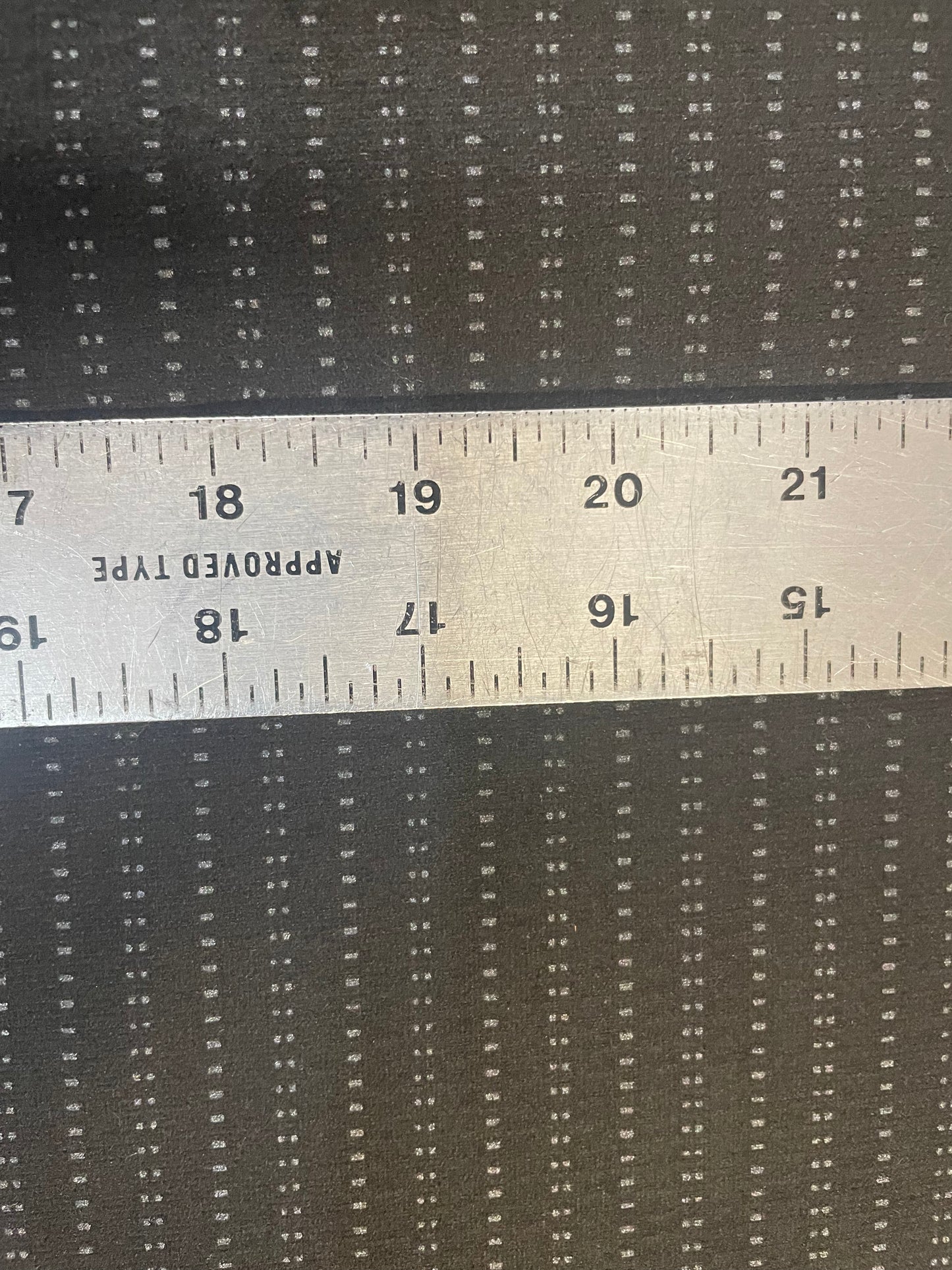 Poly Rayon Suiting - Black & Grey