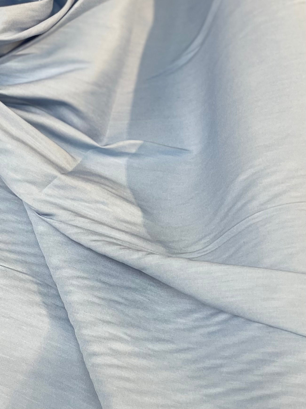 Stretch Light Blue Linen