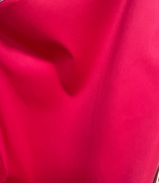 Italian Silk Blend Faille Fused - Red
