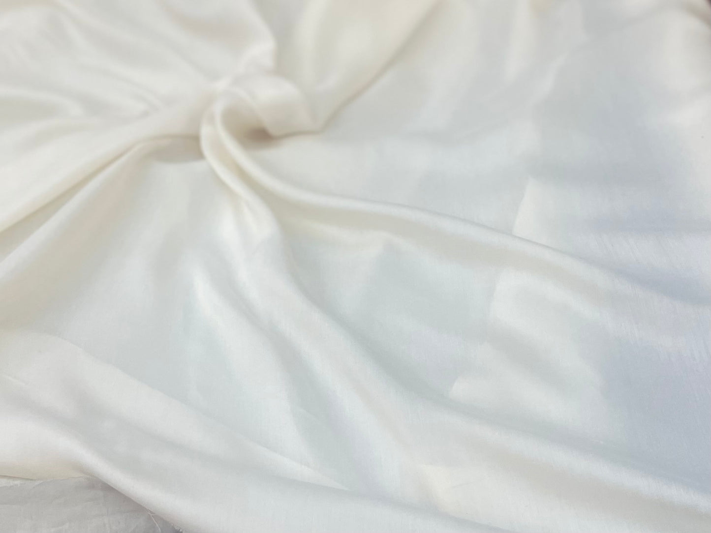 Transparent Silk & Cotton Blend - Ivory