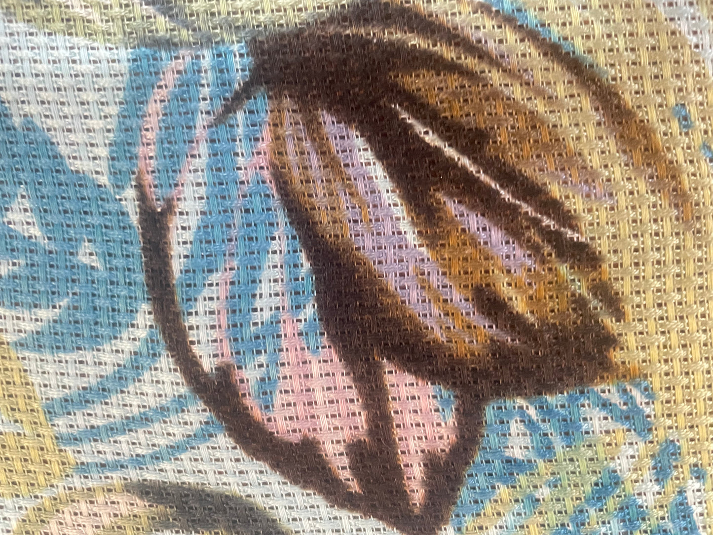 Woven Silk & Linen Print - Cool Toned Tropical