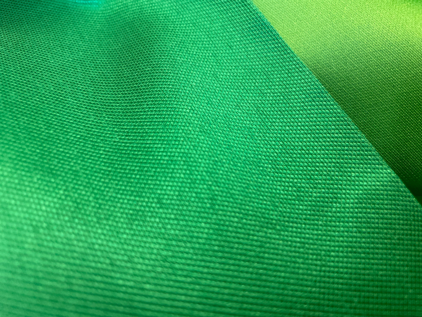 Italian Poly Zibeline Satin - Double Sided - Grass Green