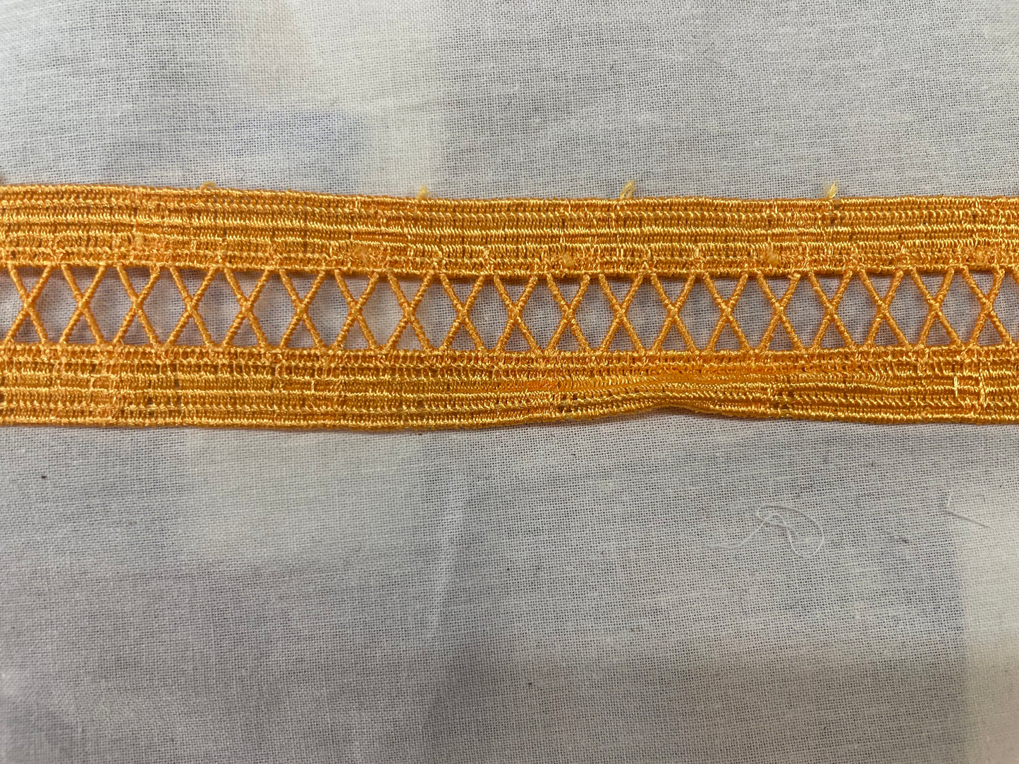 Lace Trim - Geometric Orange