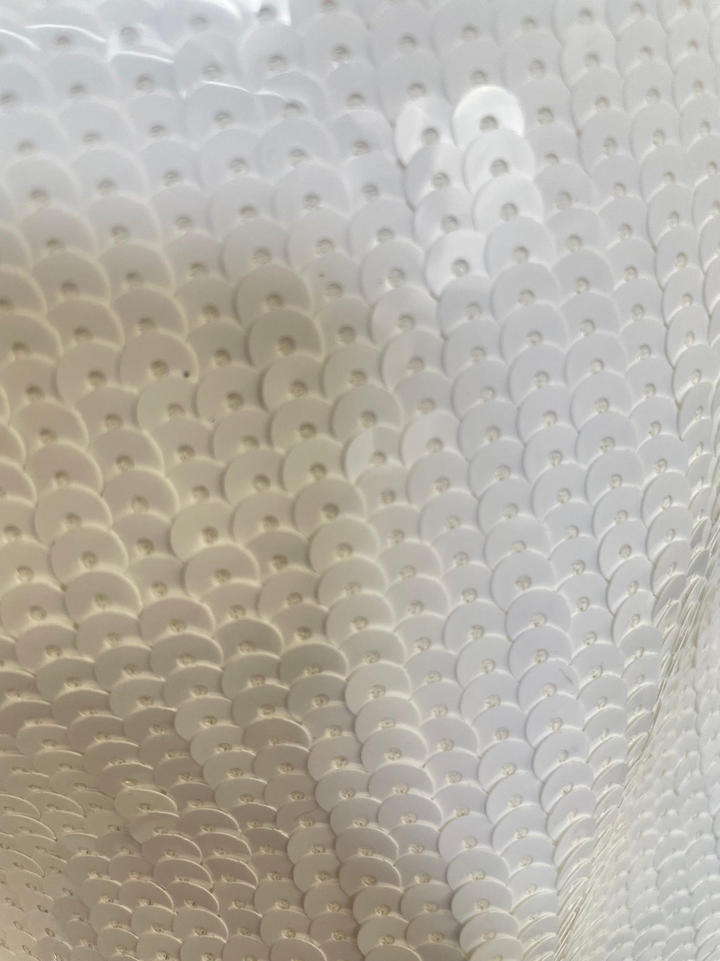 Stretch Sequin Lycra - Ivory