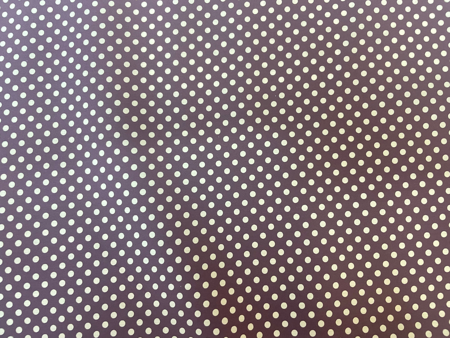 Italian Polka Dot Stretch Cotton - Purple & White
