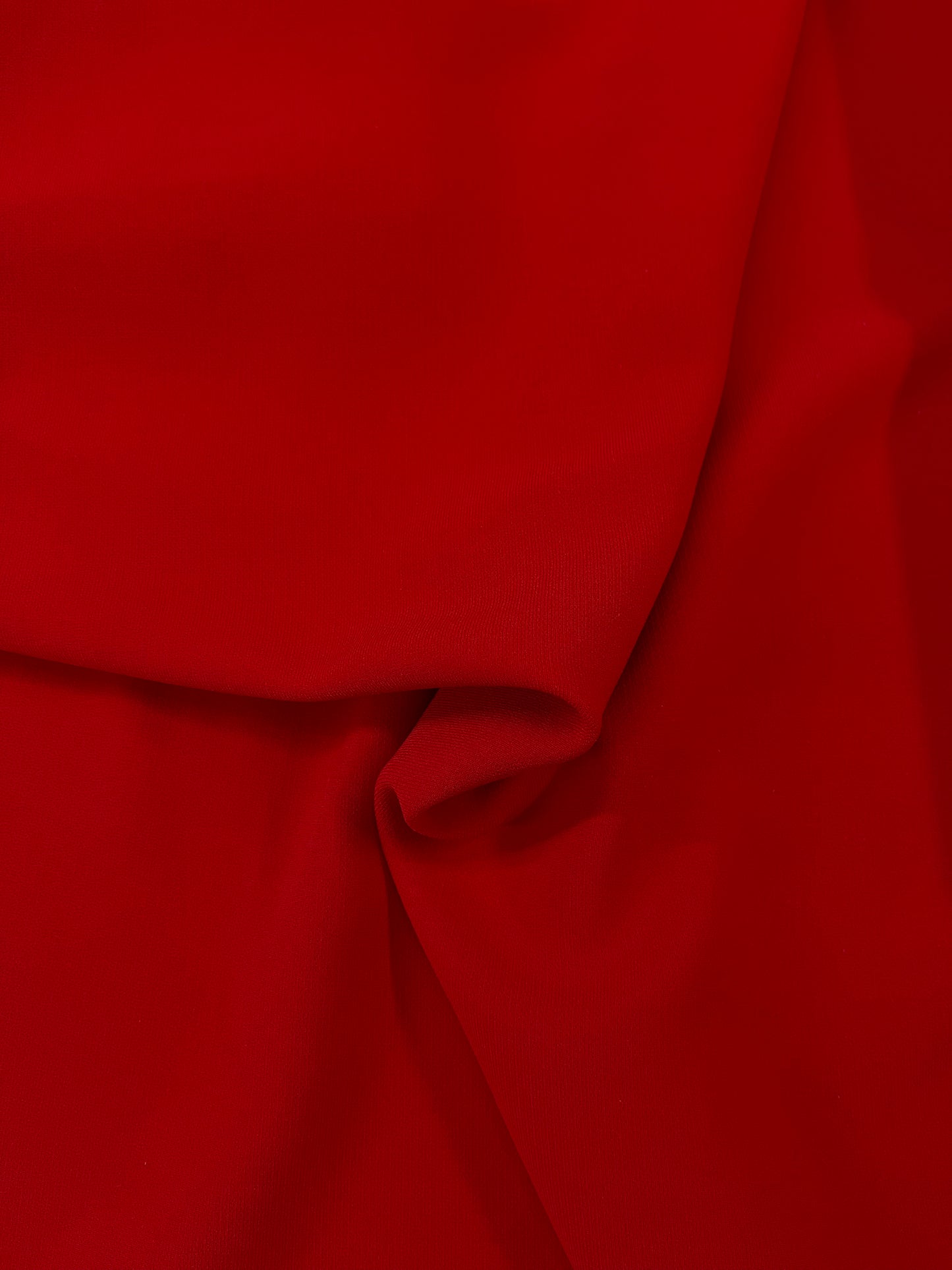 Fused Italian Designer Triacetate Crepe - Red