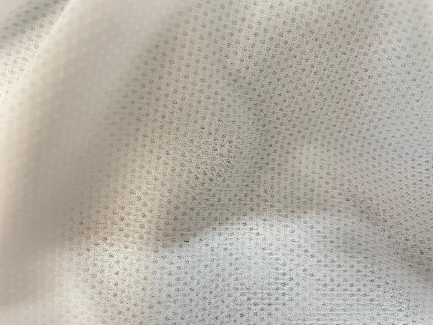 Pointelle Sport Poly Jersey - White