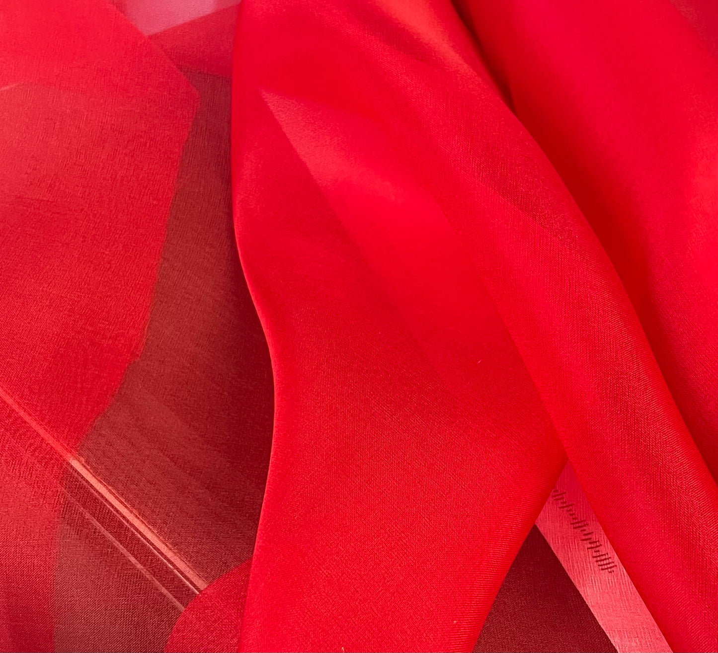 Silk Organza - Poppy Red