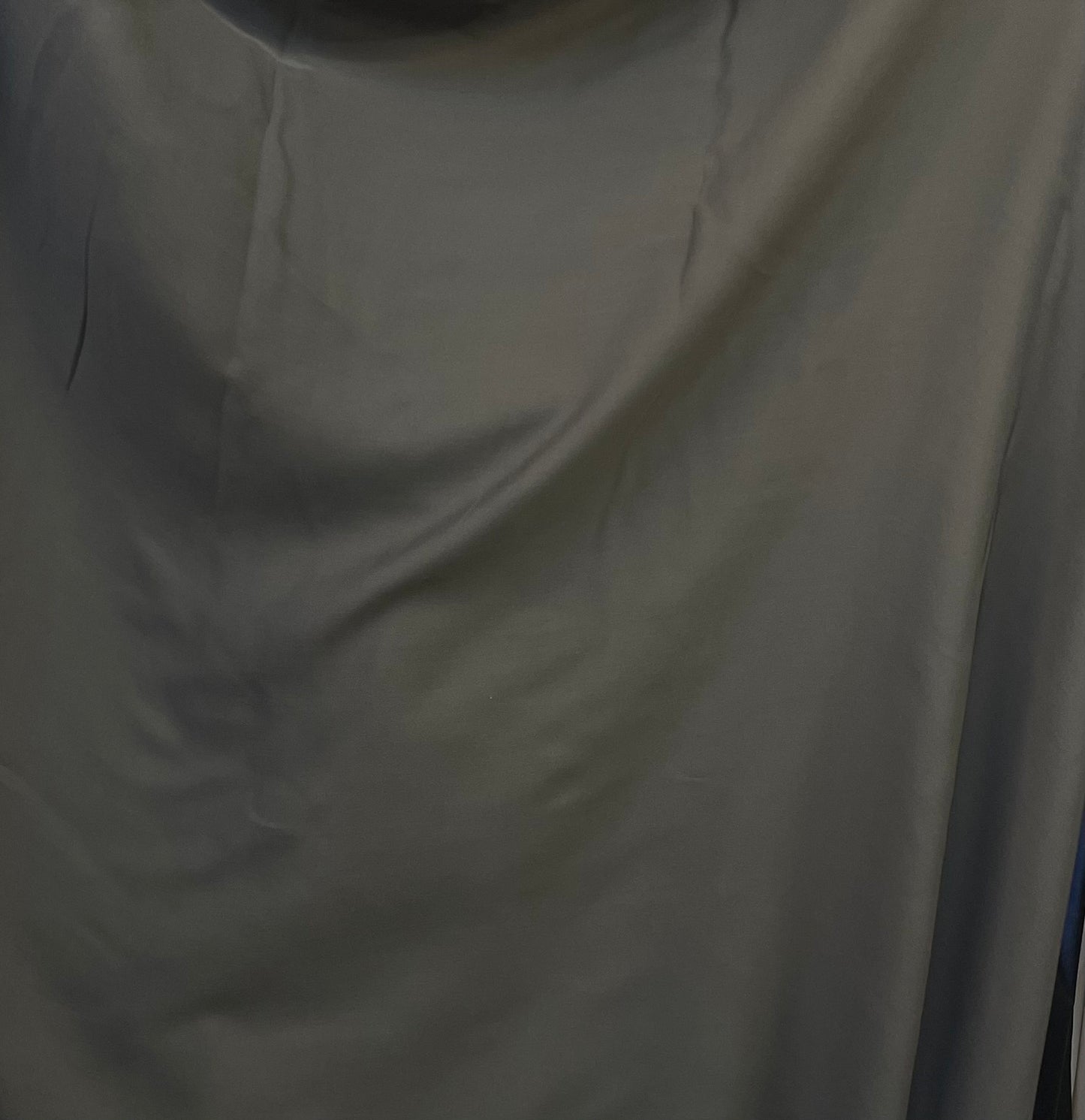 Silk Georgette Wide - Medium Grey