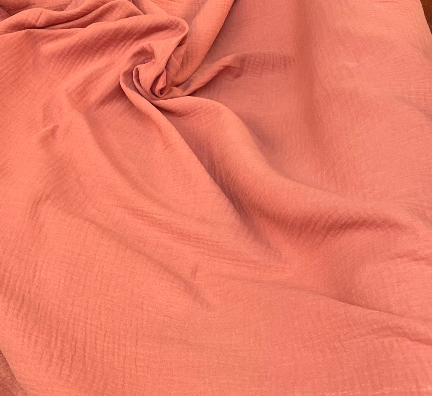 Double Gauze - 100% Cotton - Salmon Pink
