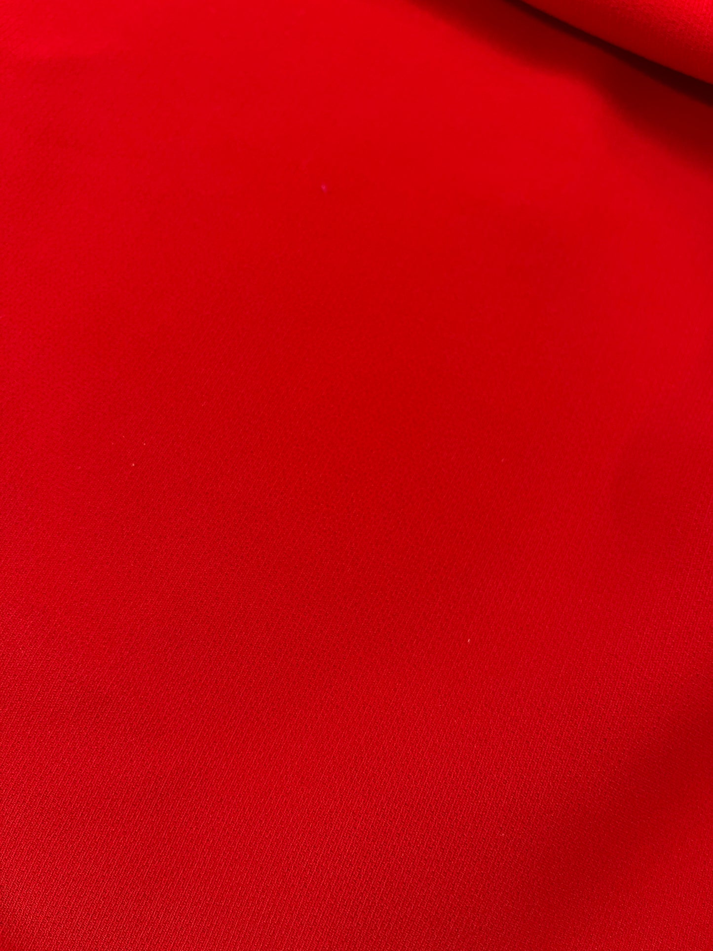 Fused Italian Designer Triacetate Crepe - Red