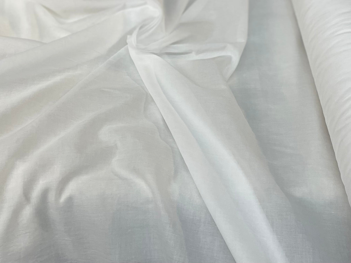 Italian Cotton Voile - White
