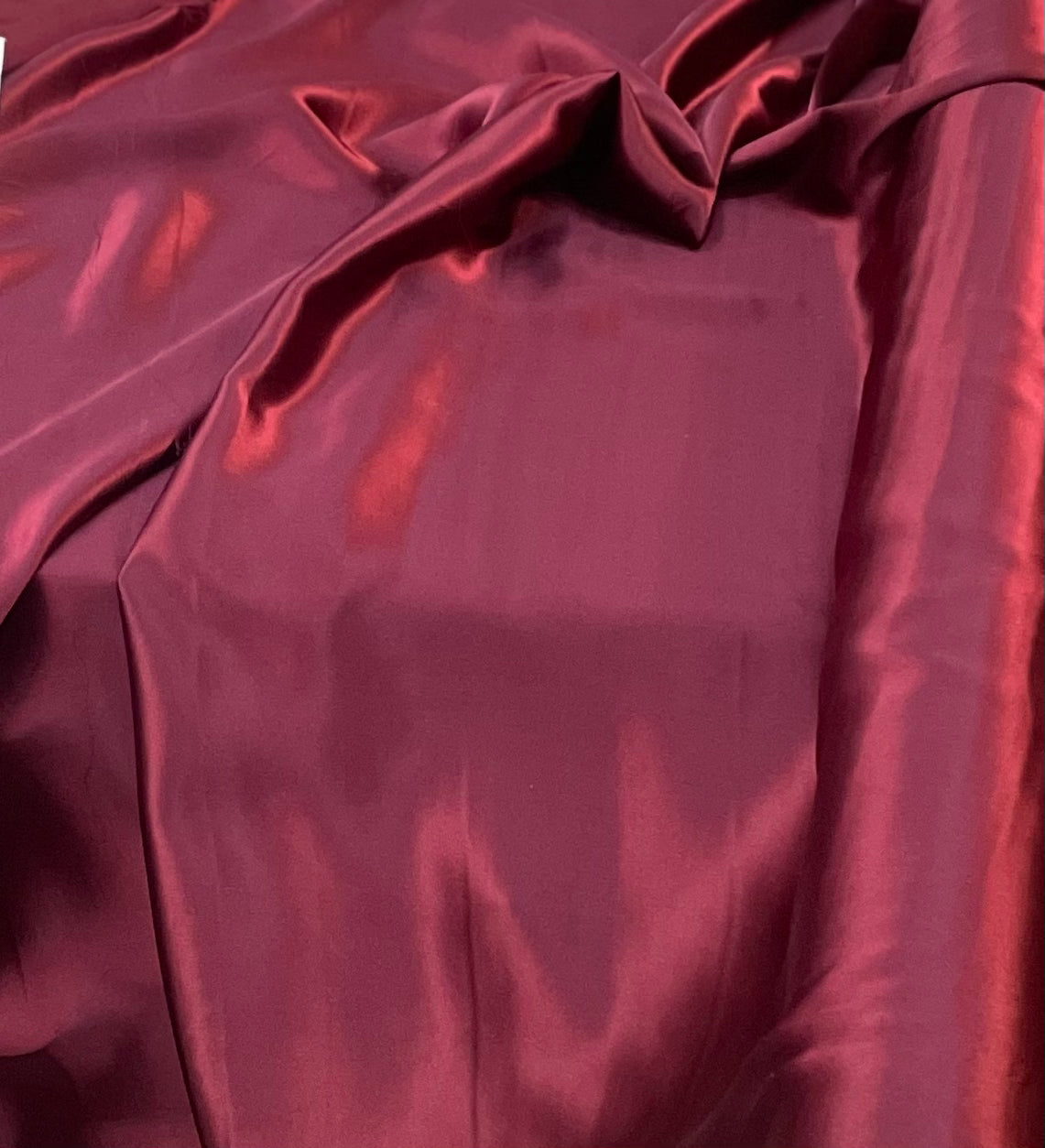 Silk Charmeuse Wide - Red Plum - 19mm Designer