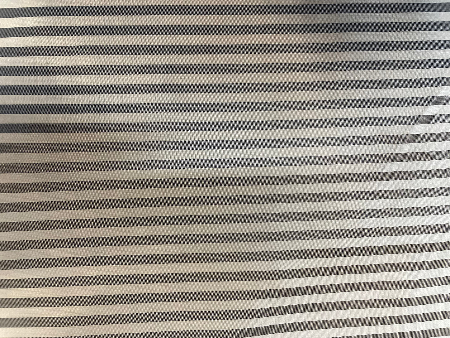 Japanese Large Stripe Print Poly Lining - Off-White & Grey