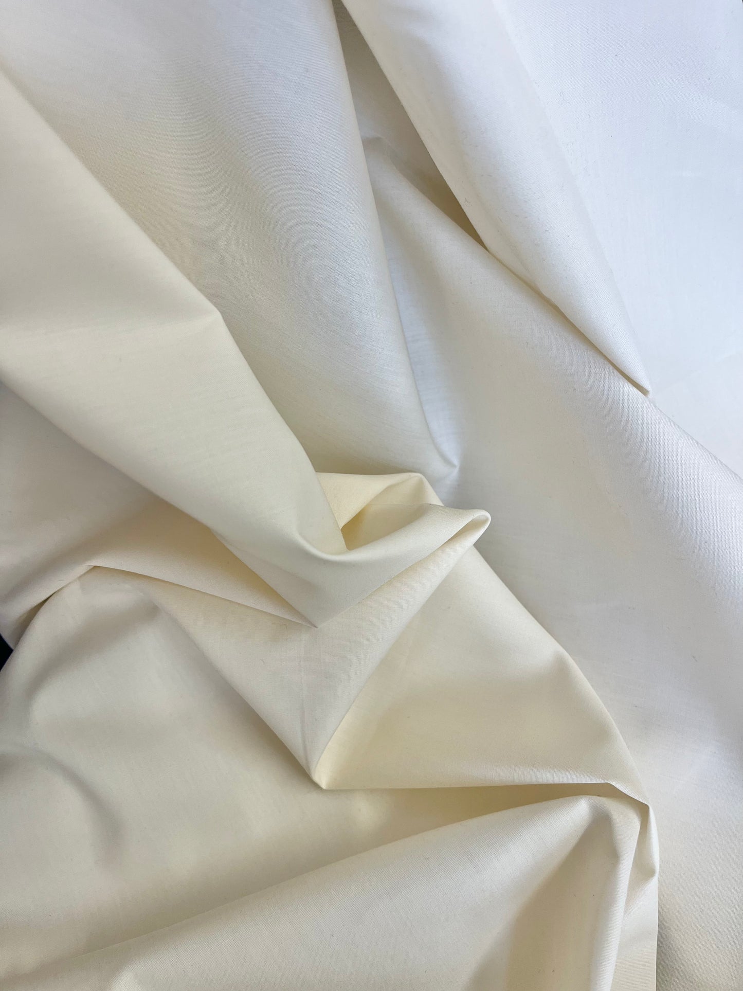 Cotton Shirting - Cream
