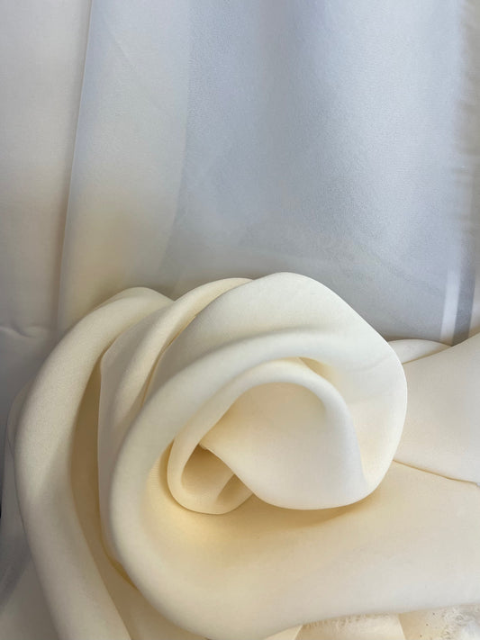 Silk Georgette - Buttercream