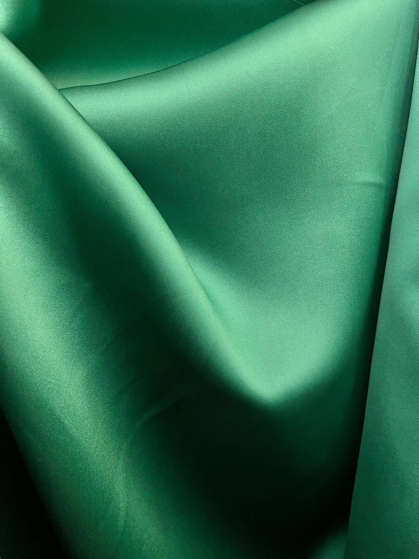 Italian Silk / Blend Double Sided Satin - Green