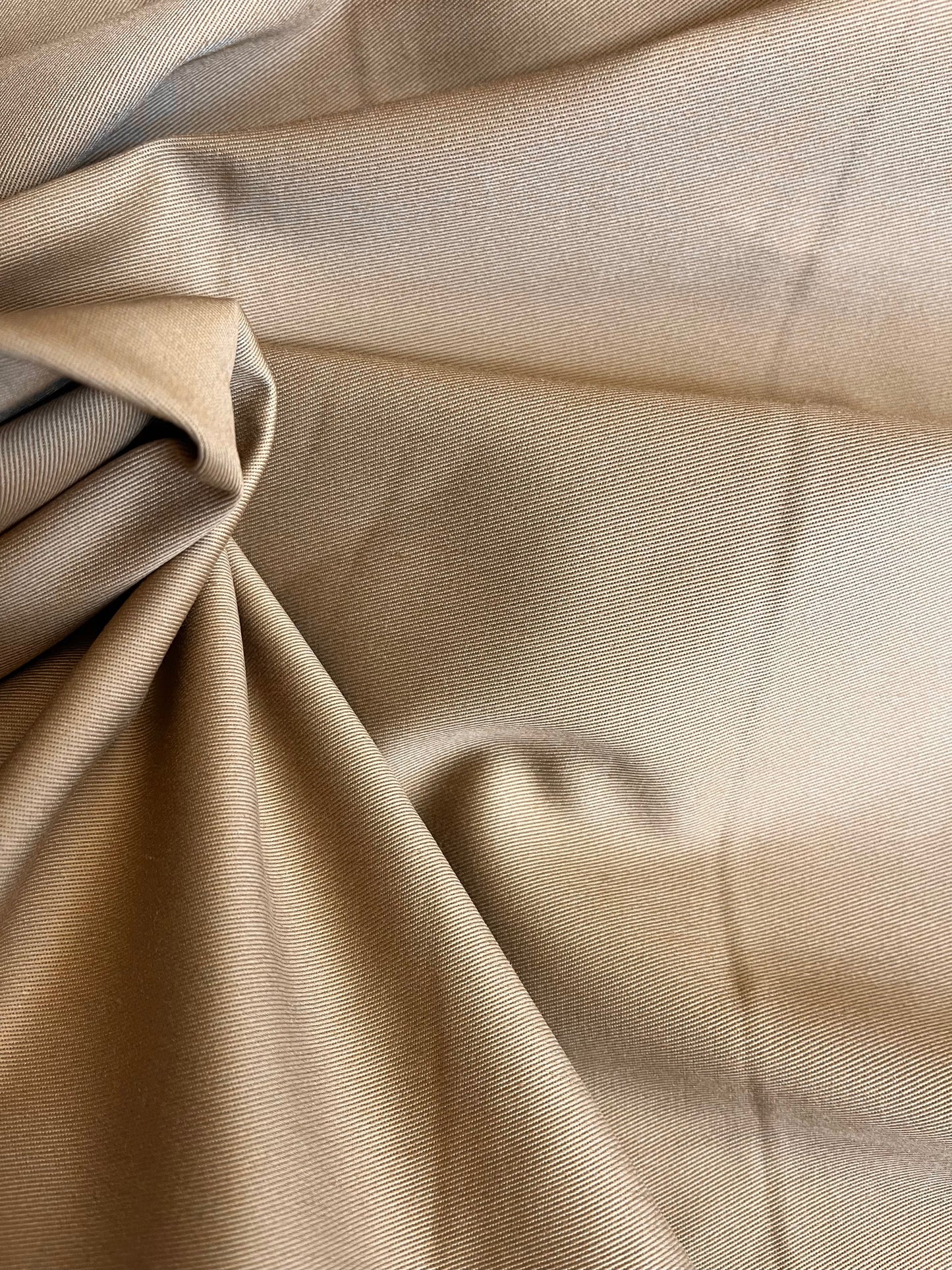 Stretch Cotton Twill - Khaki