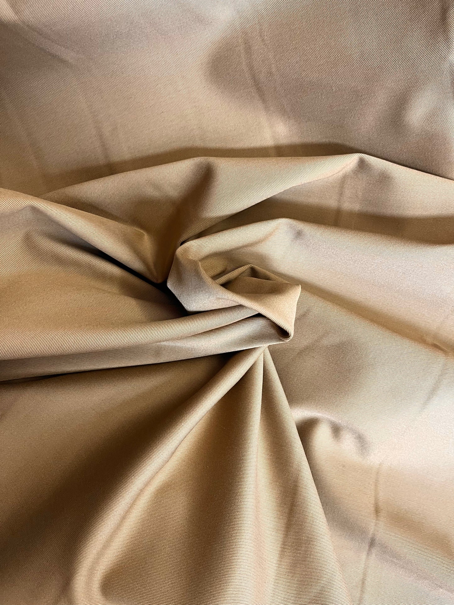 Stretch Cotton Twill - Khaki