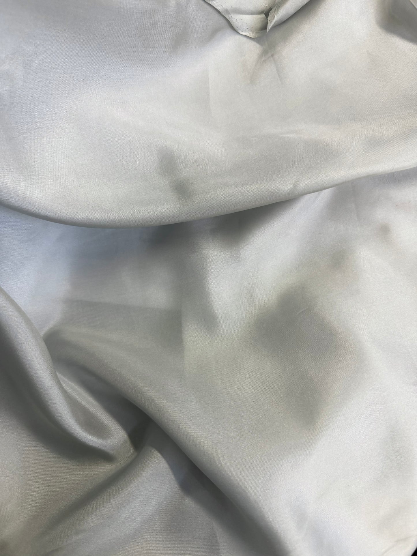100 % Silk Wide Habotai Lining - Blue Grey