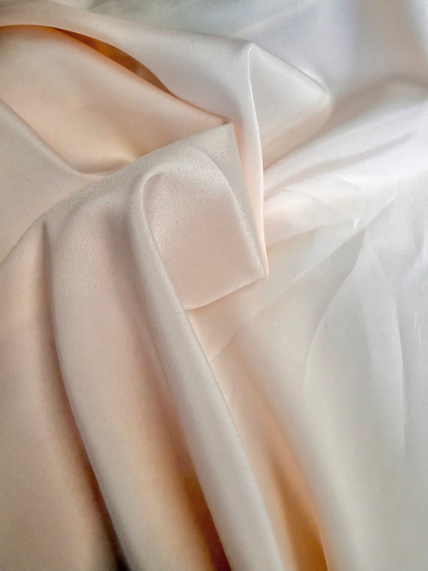 Stretch Silk Crepe de Chine - Light Pink