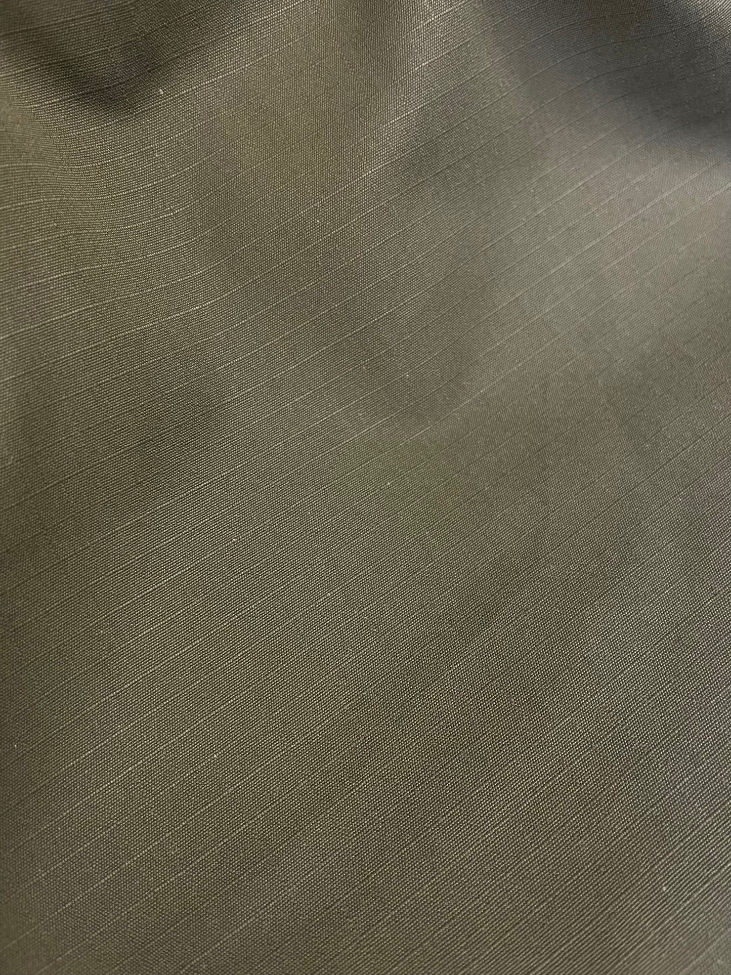 USA Cotton & Nylon Ripstop - Olive Green