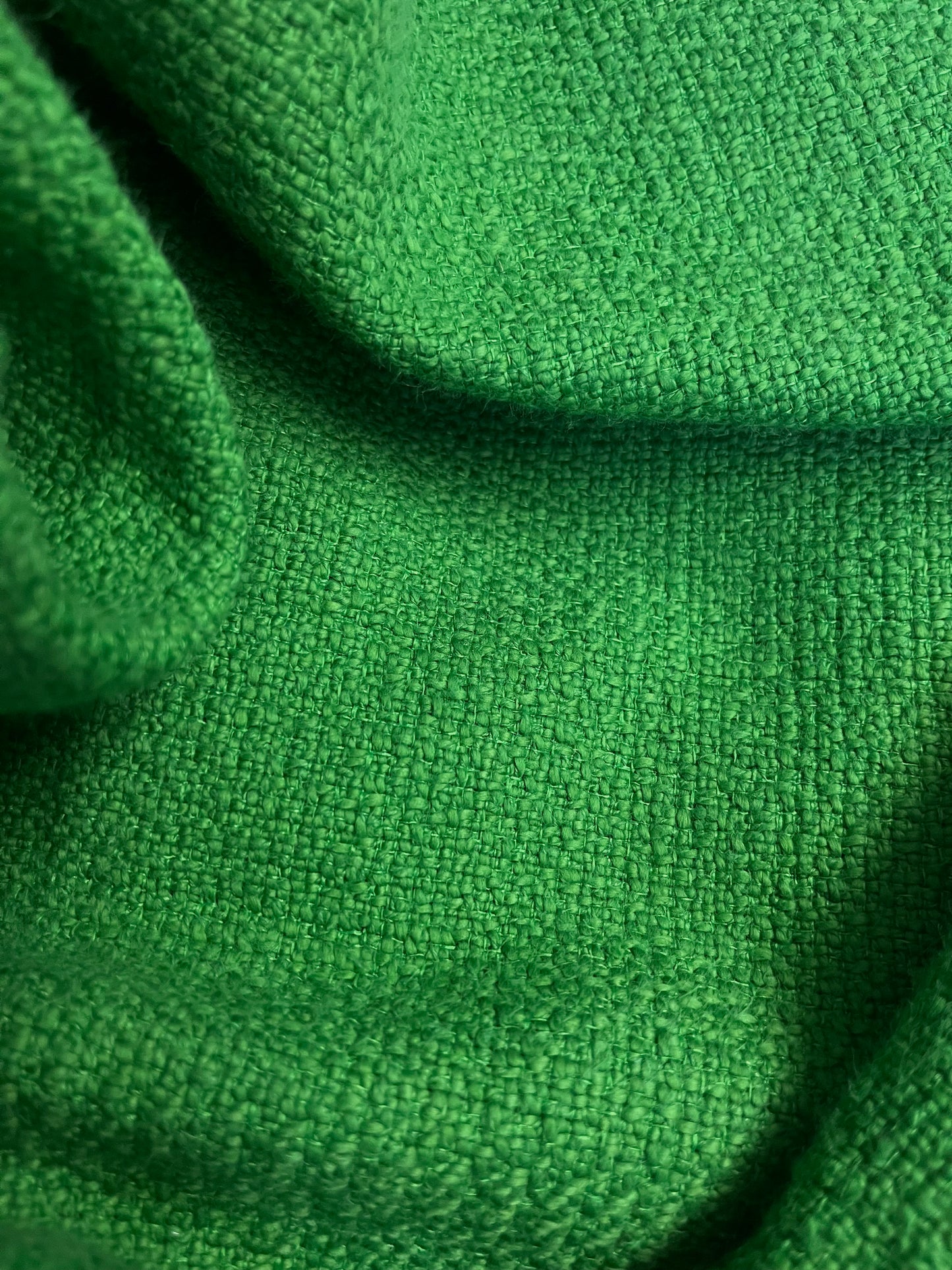 Cotton Boucle - Emerald Green