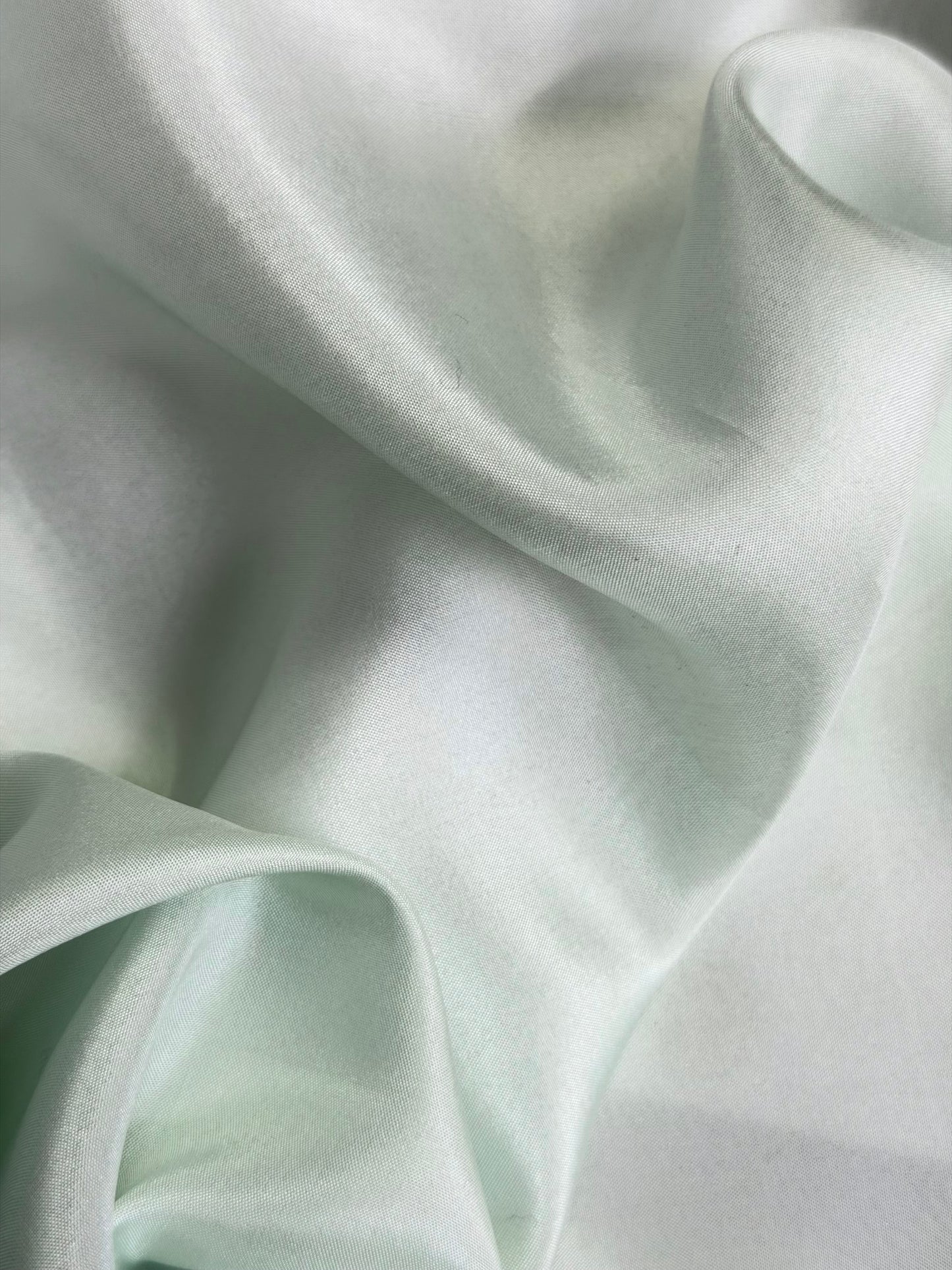 100% Silk Habotai Lining - Light Seafoam